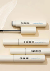 Cosmetics with 'COSNORI' branding on a beige background