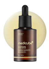 Medicube Glutathione Glow Serum bottle with dropper on a white background