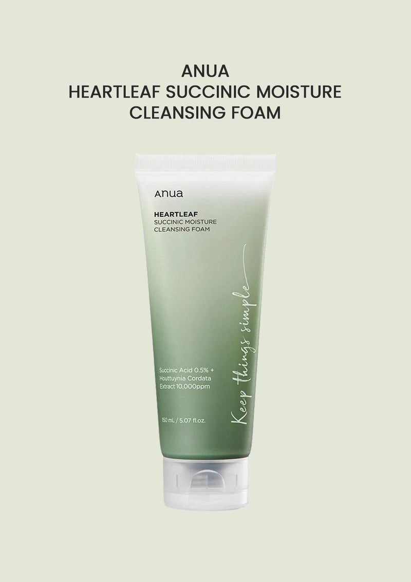 [ANUA] Heartleaf Succinic Moisture Cleansing Foam 150ml