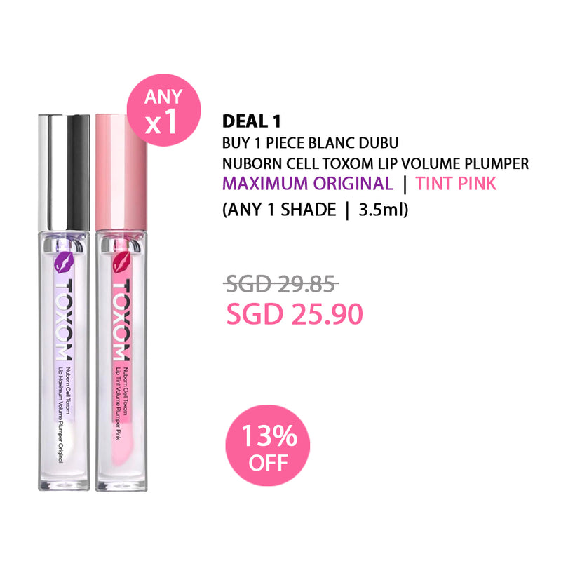 [BLANC DUBU] Blanc Dubu Nuborn Cell Toxom Lip Plumper Max Original | Max Pink 3.5ml