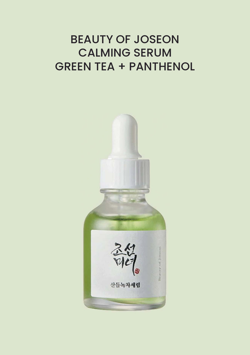Beauty of Joseon Calming Serum: Green Tea + Panthenol 30ml — authentic product packshot