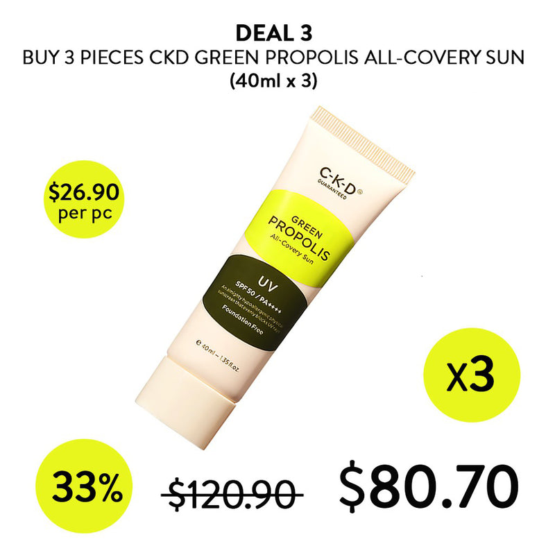 [CKD] Green Propolis All Covery Sun SPF 50+ PA++++ 40ml