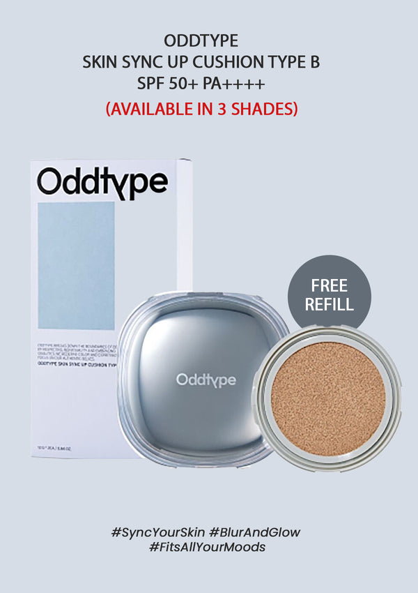 [ODDTYPE] Skin Sync Up Cushion Type B SPF 50+ PA++++ 12g