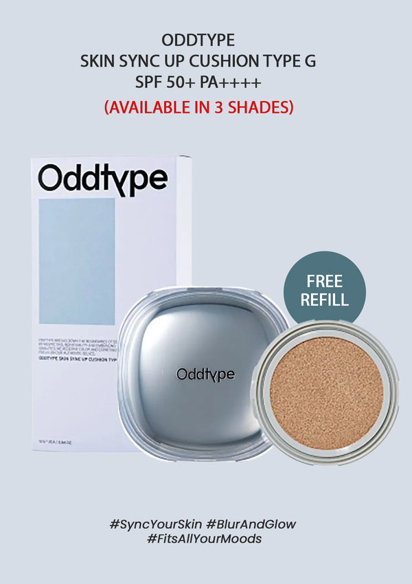 [ODDTYPE] Skin Sync Up Cushion  Type G SPF 50+ PA++++ 12g