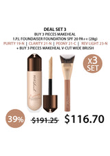 [MAKEHEAL] 1.P.L Foundaiser Foundation SPF20 PA++ | V-Cut Wide Brush