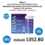 [CELTIVA] UPGRADED VERSION KFDA-certified Probiotics Diet (1 Box = 500mg X 30 Capsules)