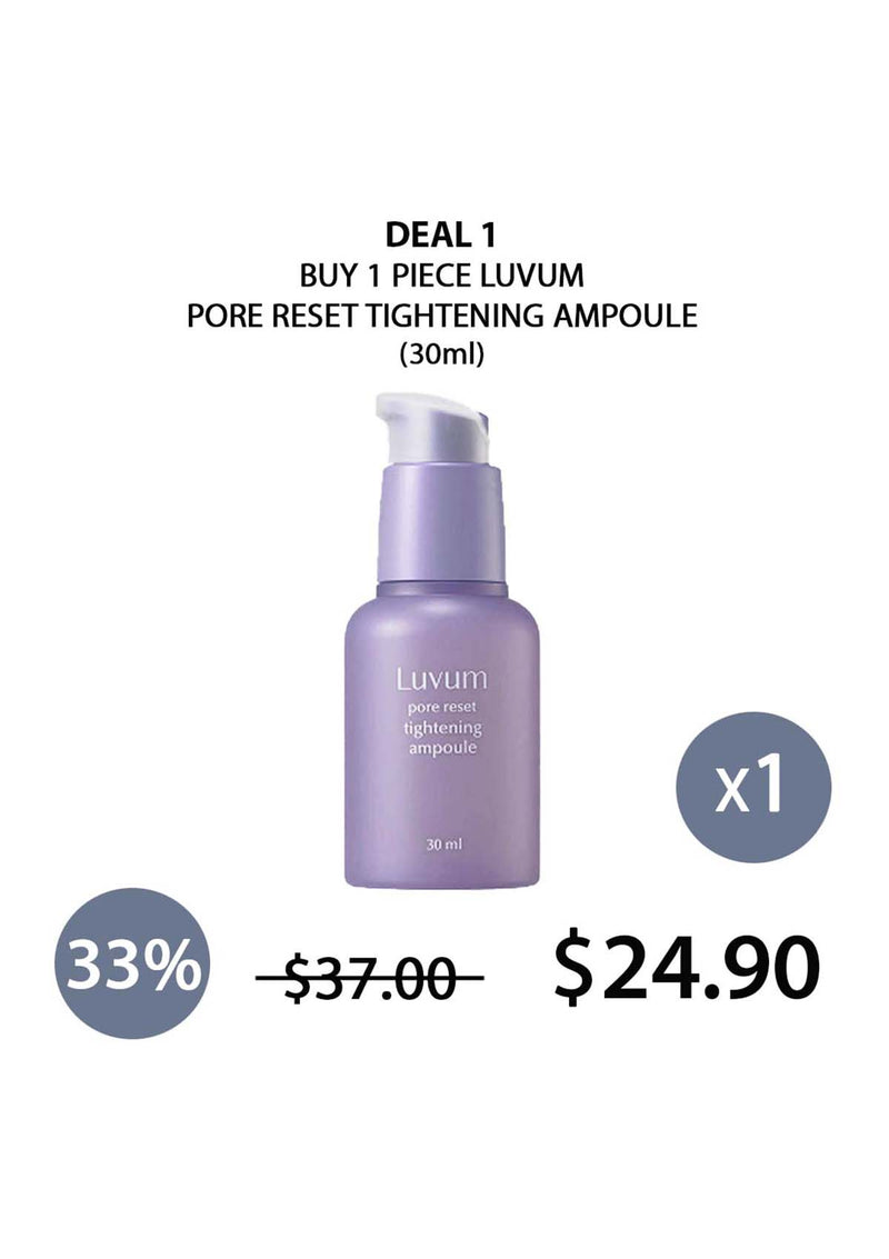 BOGO - [LUVUM] Pore Reset Tightening Ampoule 30ml