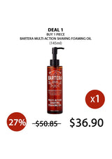 [BARTERA] Multi-Action Shaving Foaming Oil 145ml