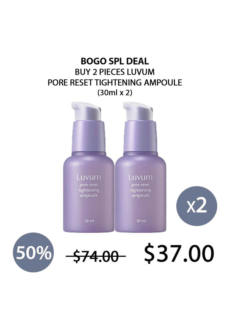 BOGO - [LUVUM] Pore Reset Tightening Ampoule 30ml