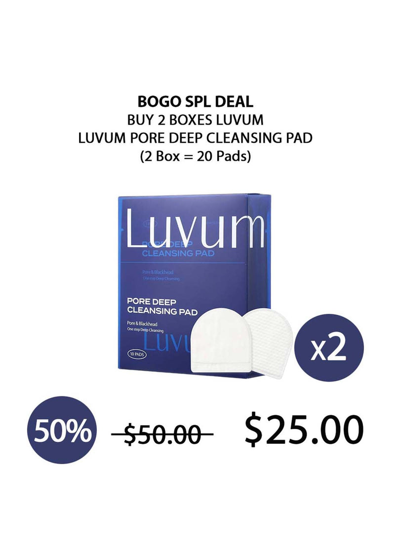BOGO - [LUVUM] Pore Deep Cleansing Pad (1 Box = 10ml x 10 Pads)
