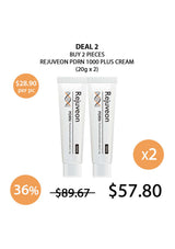 Original REJUVEON Deal 2 price chart for two 20g tubes at $57.80