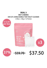 [ERA OF LIVING] Bubble Tok Toilet Cleaner (1 Box = 40g x 4 Packs)