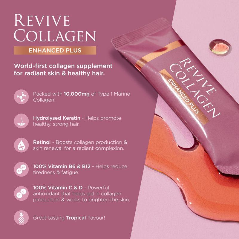 Revive Collagen Enhanced Plus - Hydrolysed Marine Collagen Drink