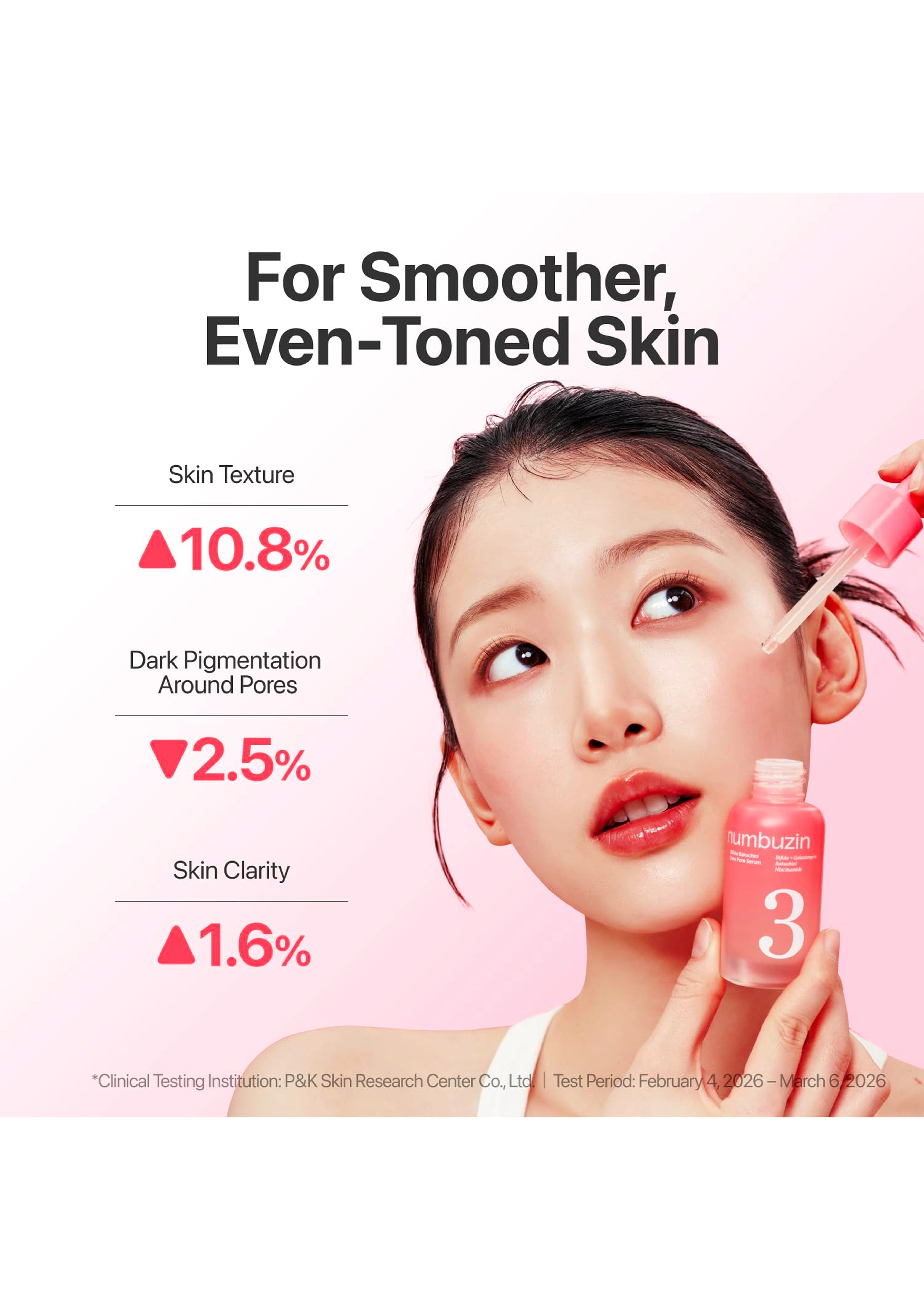 NUMBUZIN No.3 Bifida Bakuchiol Zero Pore Serum 30ml Pore Care