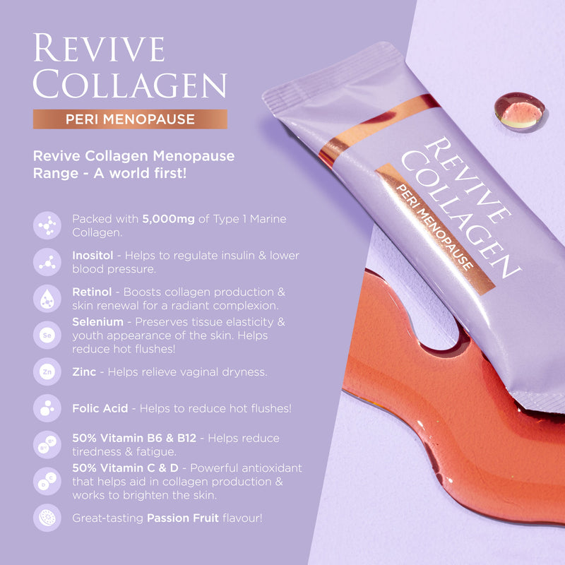 Revive Collagen - Peri Menopause Hydrolysed Marine Collagen Drink
