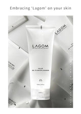 Product description and awards for Cellup Gel to Water Cleanser on a white background
