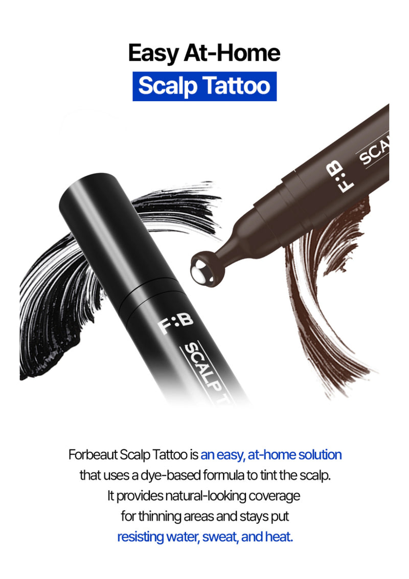 Forbeaut Scalp Tattoo product with text on a white background