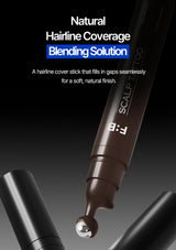 Hairline cover stick with 'F:B' branding on a dark background
