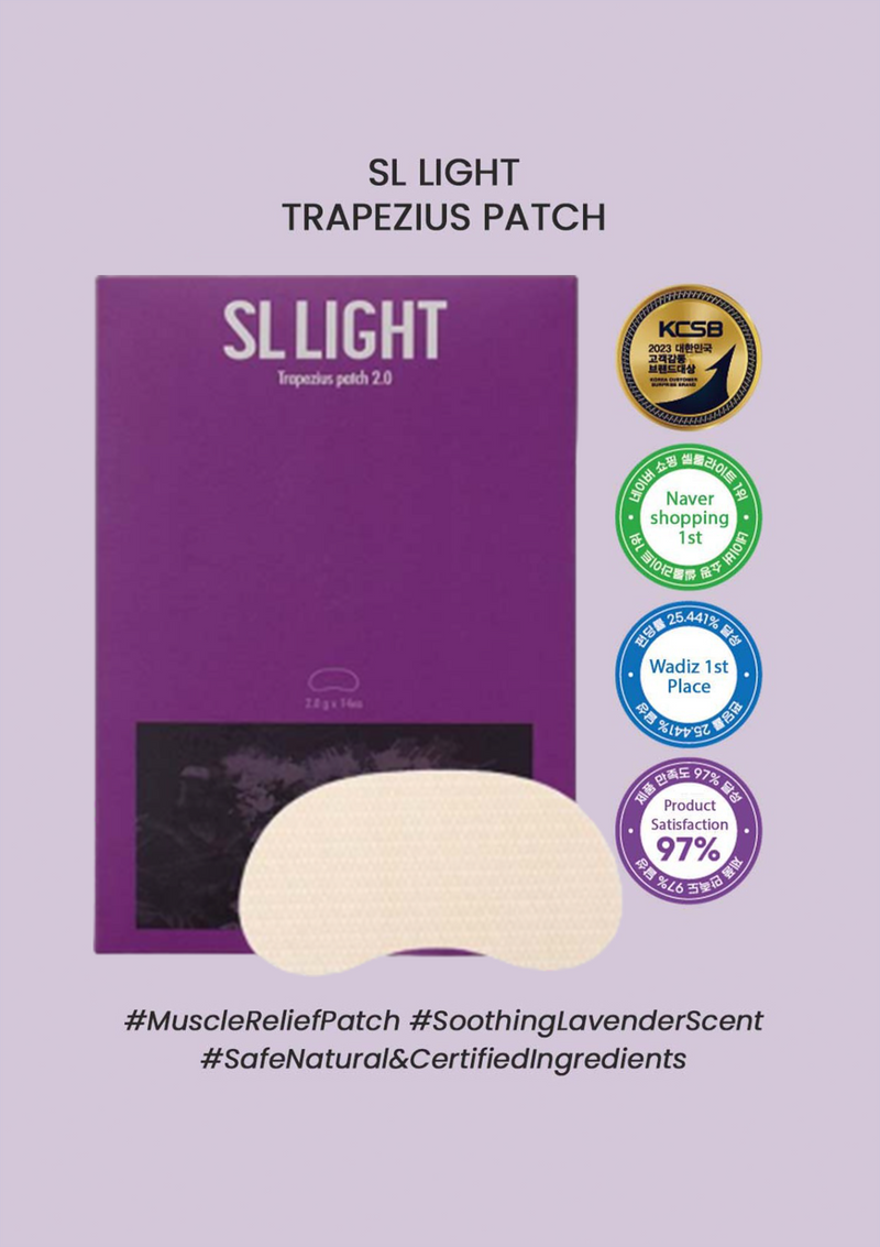 [SL LIGHT] Trapezius Patch (1 Box = 2.6g X 14 Patches)