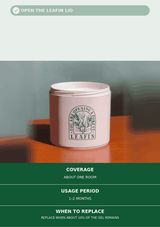 How to use and replace the LEAFIN indoor solid deodorizer