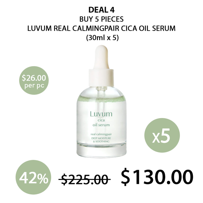 [LUVUM] Real Calmingpair Cica Oil Serum 30ml