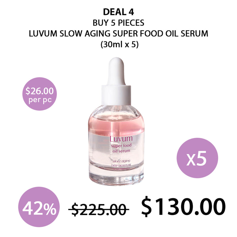 [LUVUM] Slow Aging Super Food Oil Serum 30ml