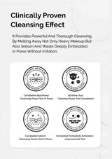 Product packaging with clinical claims and test completions on a white background