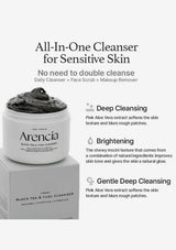 Arencia All-In-One Cleanser for Sensitive Skin with product and packaging on a white background