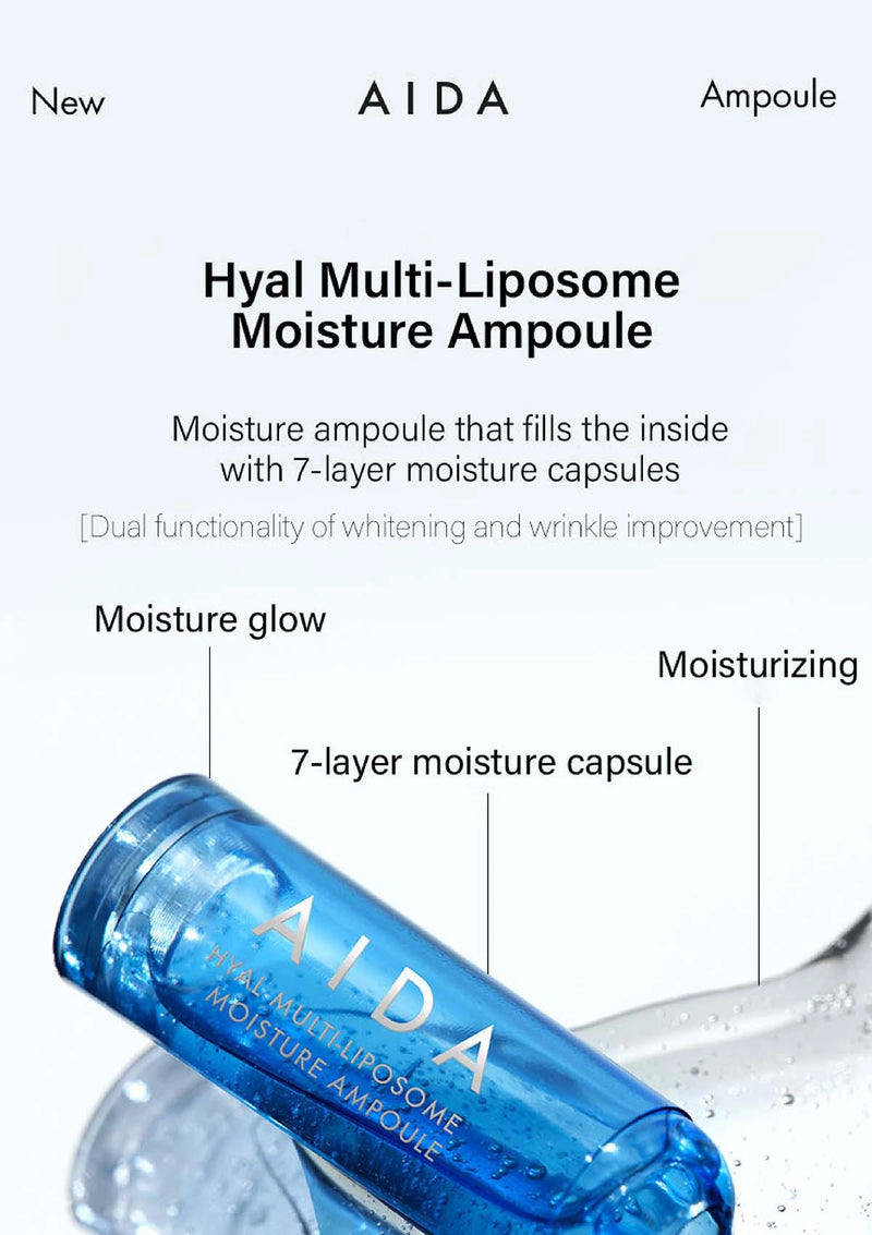 glutathione dose im AIDA Hydration, Brightening & Calming Ampoules SG – COCOMO