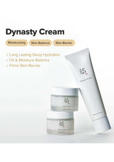 Two skincare products with 'Dynasty Cream' branding on a white background