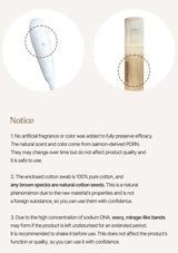 Product packaging with a cotton swab and text on a white background