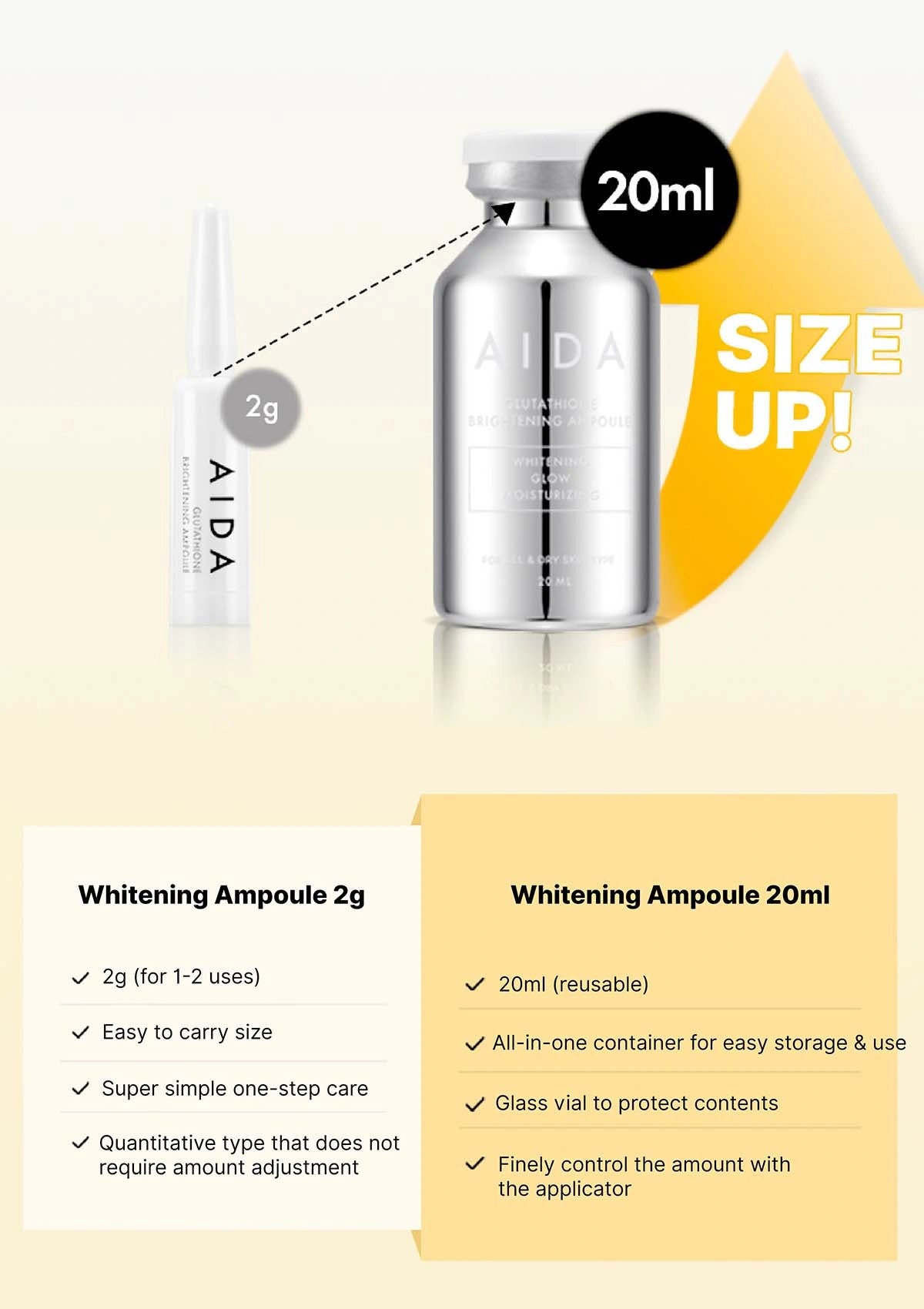 aida glutathione brightening ampoule [AIDA] Liposome Moisture | hydrated skin. Vitamin B12 Injections | Count:60ct vitamin therapy