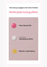 Three colorful pills on a pink background with text about their properties.