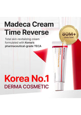 Madeca Cream Time Reverse packaging with cream tube and text on a white background