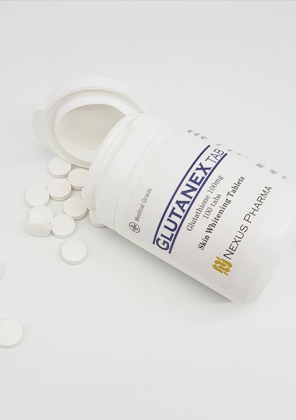 [NEXUS PHARMA] Glutanex Medicine Grade Glutathione Tablets (1 Box = 100mg x 100 Tablets)