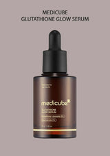Medicube Glutathione Glow Serum bottle on a beige background