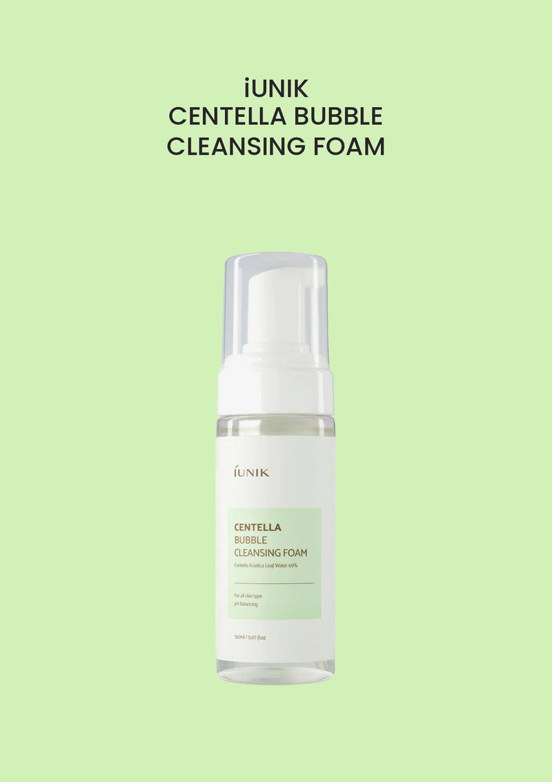 iUNIK Centella Bubble Cleansing Foam 150ml product packshot