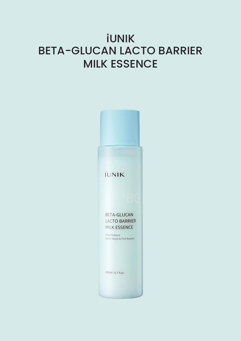 iUNIK Beta-Glucan Lacto Barrier Milk Essence 200ml product packshot