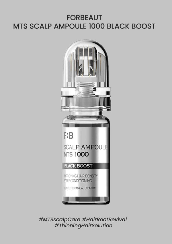 [FORBEAUT] MTS Scalp Ampoule 1000 Black Boost (10ml)