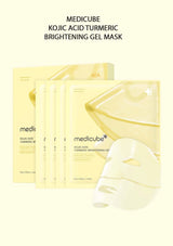 Medicube Kojic Acid Turmeric Gel Mask packaging on a white background