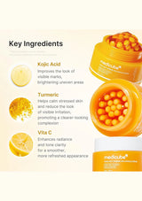 Medicube skincare product with key ingredients listed on a white background