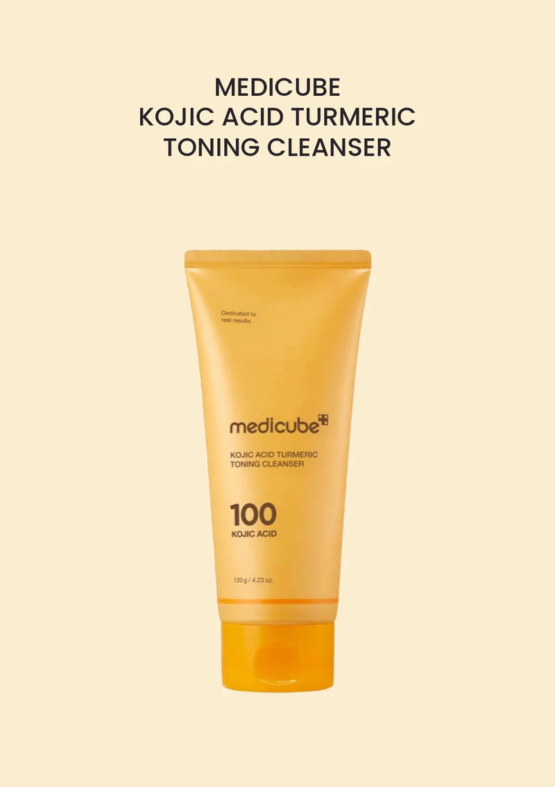 Medicube Kojic Acid Turmeric Toning Cleanser 120g — COCOMO main image