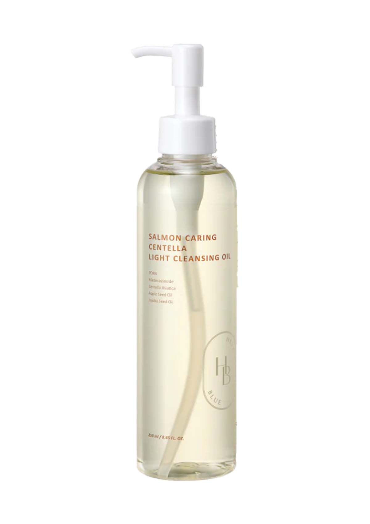 [HEVEBLUE] Salmon Caring Centella Light Cleansing Oil 250ml (BUY 1)  HEVEBLUE SALMON CARING CENTELLA LIGHT CLEANSING OIL