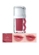 Lipstick with a close-up of lips wearing the shade and product name 'Popple' displayed.