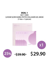 [LUVUM] Slow Aging Phyto Collagen Gel Mask (1 Box = 5 Masks X 38g)