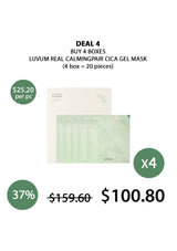 [LUVUM] Real Calmingpair Cica Gel Mask (1 Box = 5 Masks X 33g)