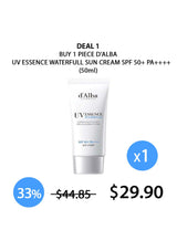 [D'ALBA] UV Waterfull Essence Sun Cream SPF 50+ PA++++ 50ml