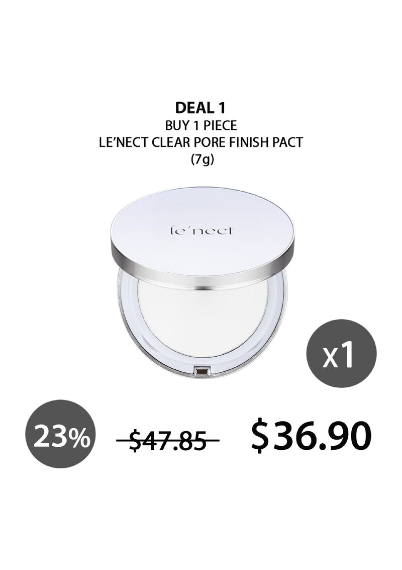 [LE'NECT] Clear Pore Finish Pact 7g