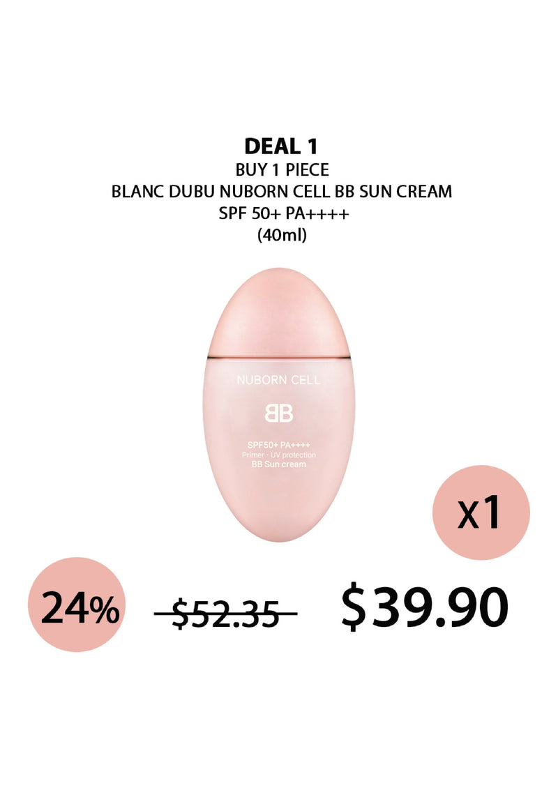 [BLANC DUBU] Nuborn Cell BB Sun Cream SPF50+ PA++++ 40ml