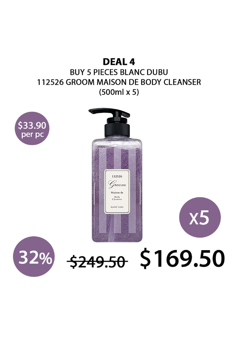 [BLANC DUBU] 112526 Groom Maison De Body Cleanser 500ml